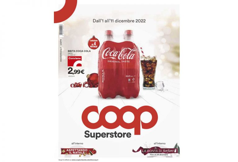 Volantino Coop dal 1 al 11 dicembre 2022