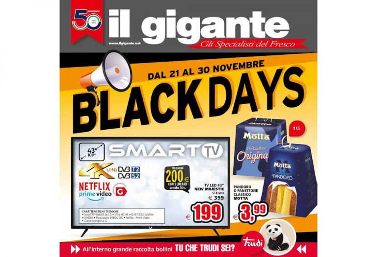 Volantino Il Gigante dal 21 al 30 novembre 2022