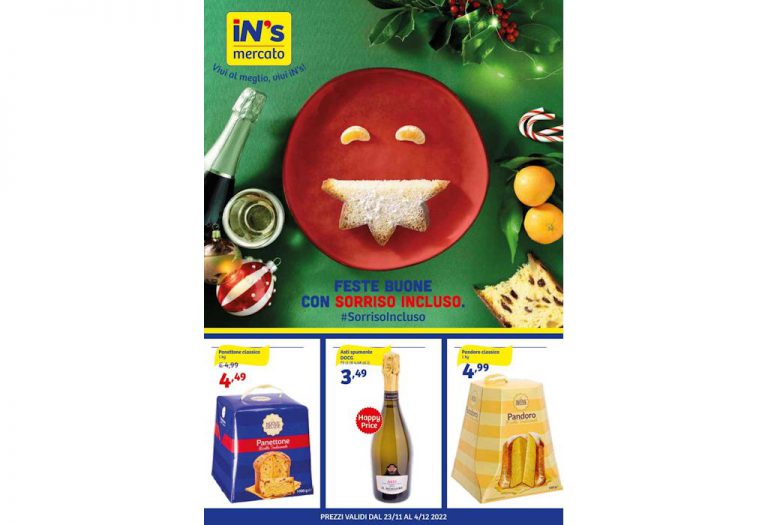 Volantino In's Mercato dal 23 novembre al 4 dicembre 2022