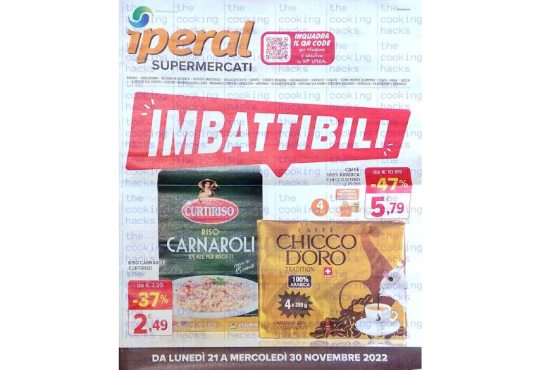 Volantino Iperal dal 21 al 30 novembre 2022