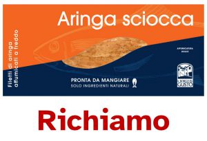 Richiamati filetti di aringa per errore di etichettatura