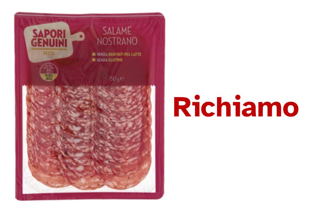 Richiamato salame nostrano per prodotto non conforme