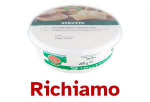 Richiamato strutto per possibile rischio fisico