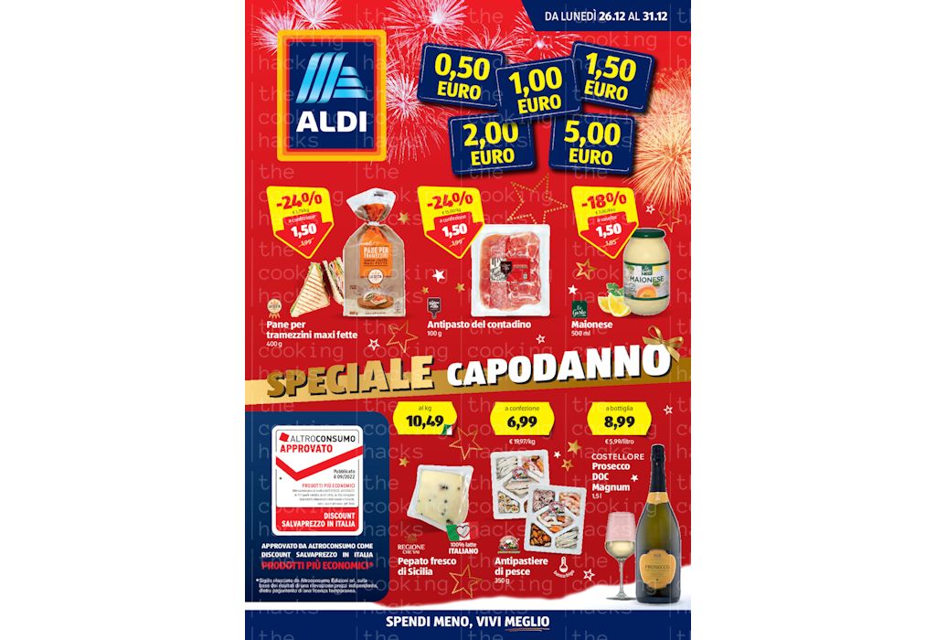 Volantino Aldi dal 26 al 31 dicembre 2022