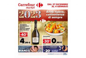 Volantino Carrefour Market dal 27 dicembre 2022 al 4 gennaio 2023