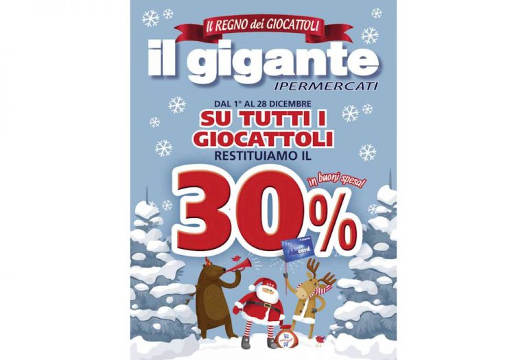 Volantino Il Gigante Giocattoli dal 1 al 28 dicembre 2022