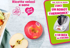 Concorso Pink Lady 2023 Pinkchefs: come vincere il robot Thermomix e 10 box da cucina