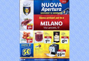 Nuova apertura Lidl Milano Lancetti: volantino dal 12 gennaio 2023