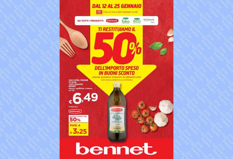 Volantino Bennet dal 12 al 25 gennaio 2023