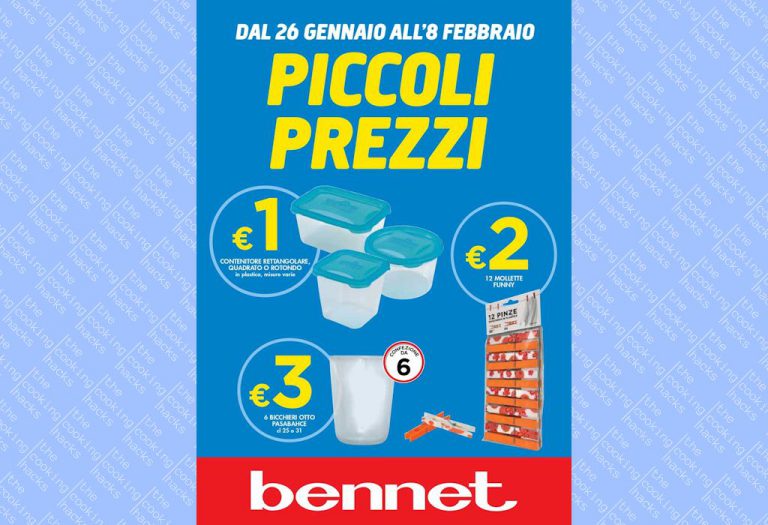 Volantino Bennet dal 26 gennaio al 8 febbraio 2023