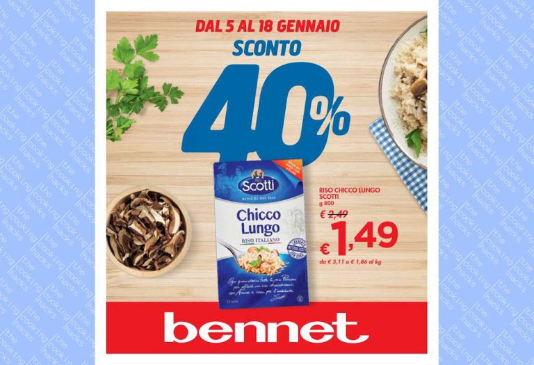 Volantino Bennet dal 5 al 18 gennaio 2023