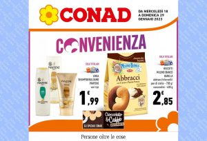 Volantino Conad Campania dal 18 al 29 gennaio 2023