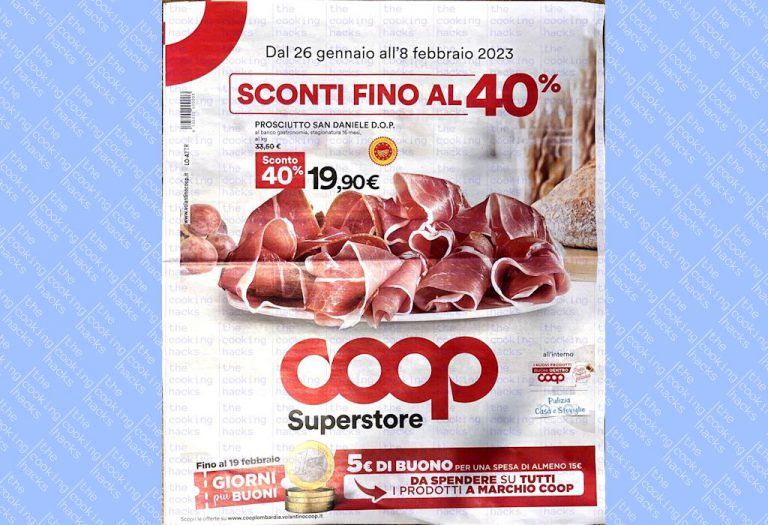 Volantino Coop dal 26 gennaio al 8 febbraio 2023