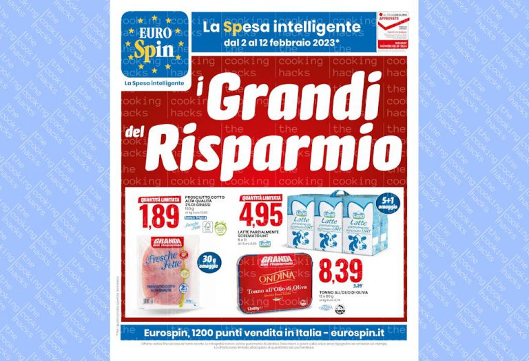 Volantino Eurospin dal 2 al 12 febbraio 2023