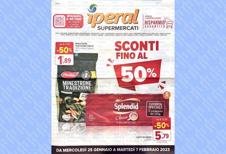 Volantino Iperal dal 25 gennaio al 7 febbraio 2023