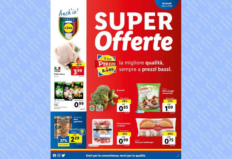 Volantino Lidl dal 23 al 29 gennaio 2023
