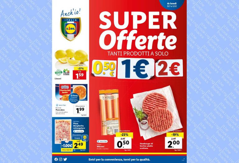 Volantino Lidl dal 30 gennaio al 5 febbraio 2023