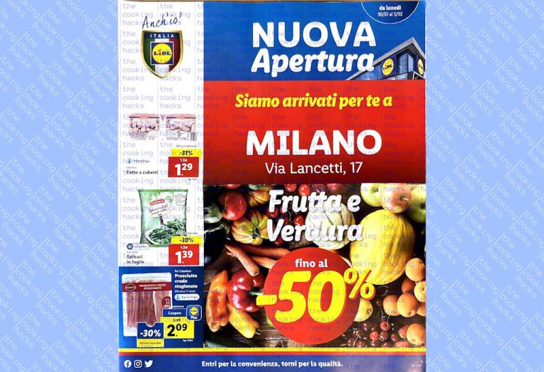 Volantino Lidl Milano Lancetti dal 30 gennaio al 5 febbraio 2023