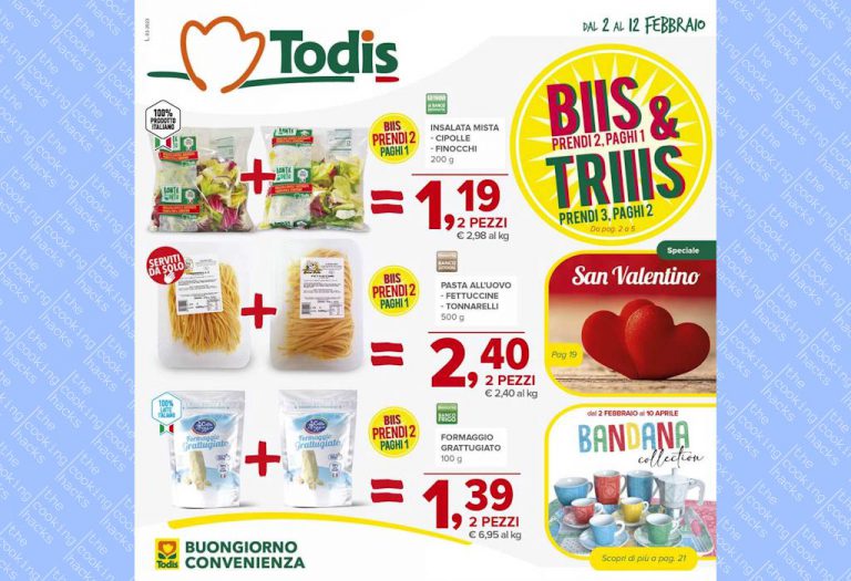 Volantino Todis dal 2 al 12 febbraio 2023