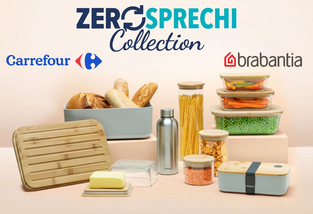 Collezione Carrefour 2023 Zero Sprechi Collection: raccolta bollini per i contenitori Brabantia