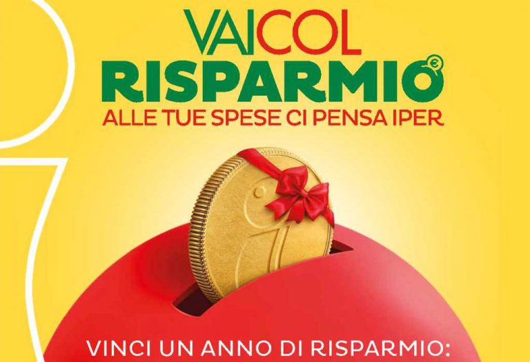 Concorso Iper 2023 Vai col Risparmio: come vincere spese, bollette e carburante pagati per un anno