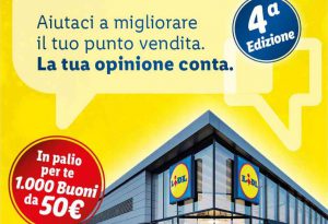 Concorso Lidl 2023 “La Tua Opinione Conta – 4° Edizione”