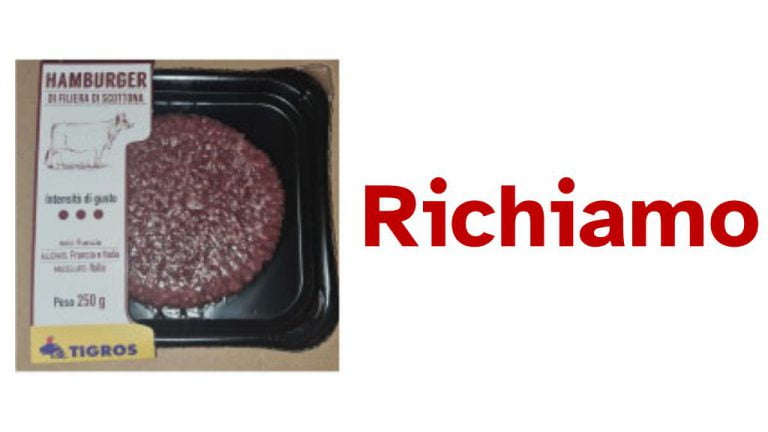 Richiamati hamburger di scottona per data di scadenza errata