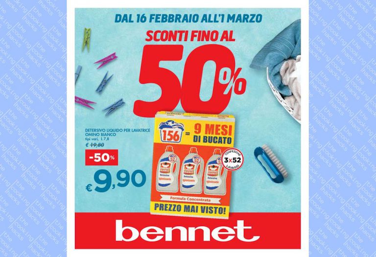 Volantino Bennet dal 16 febbraio al 1 marzo 2023