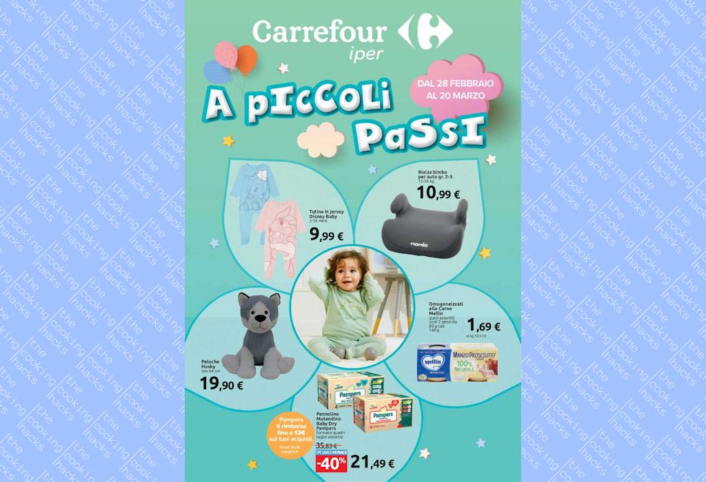 Volantino Carrefour Baby dal 28 febbraio al 20 marzo 2023