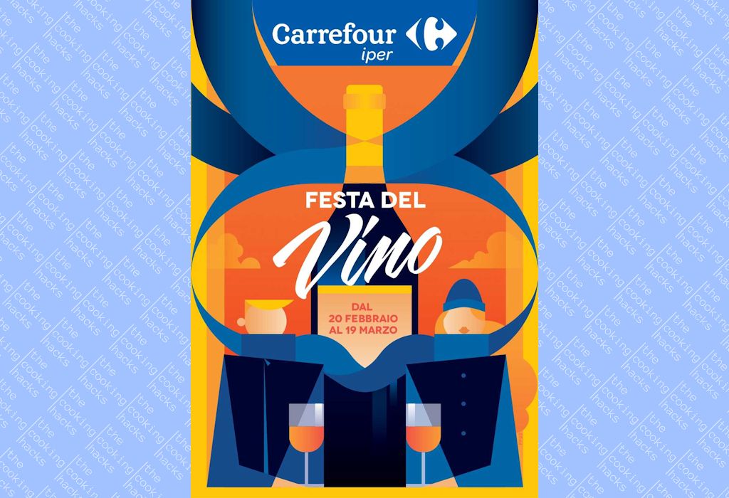 Volantino Carrefour Festa del Vino dal 20 febbraio al 19 marzo 2023