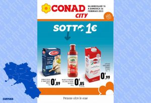 Volantino Conad City Campania dal 15 al 26 febbraio 2023