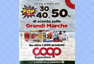 Volantino Coop dal 2 al 15 marzo 2023