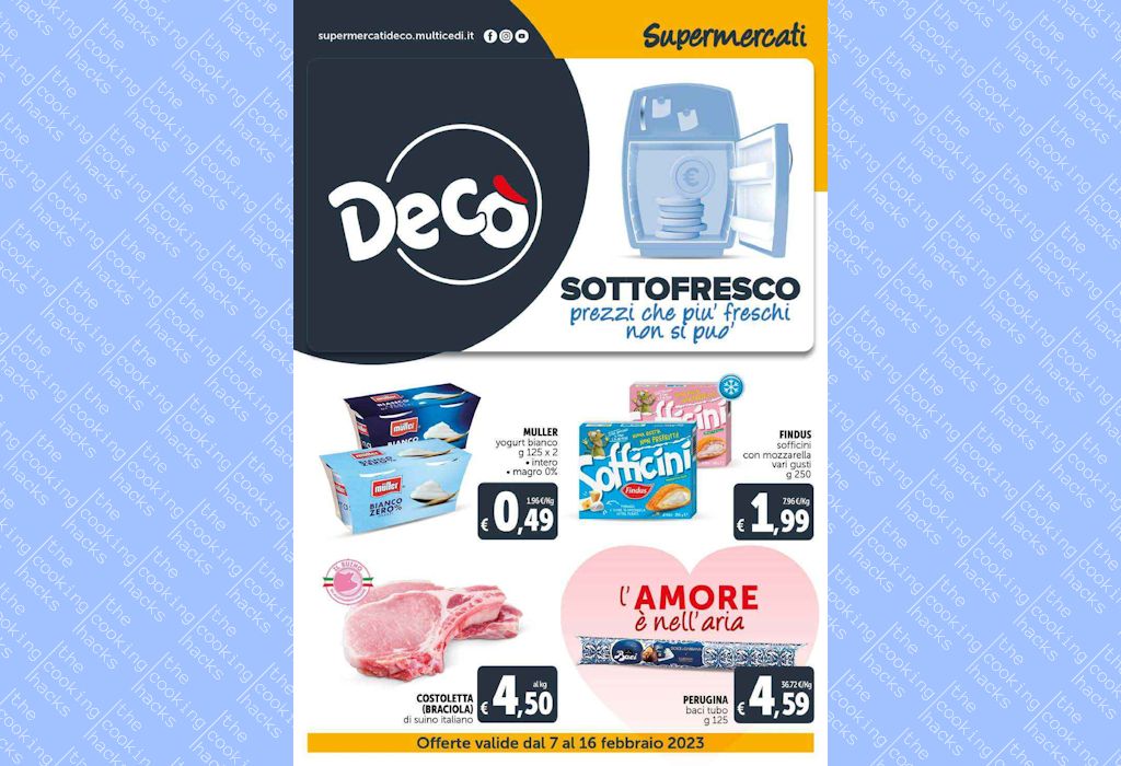 Volantino Decò Supermercati dal 7 al 16 febbraio 2023