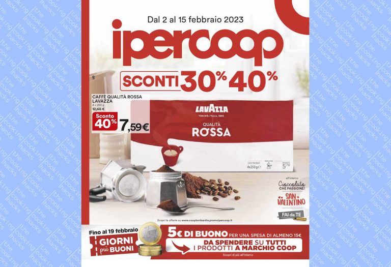 Volantino Ipercoop dal 2 al 15 febbraio 2023