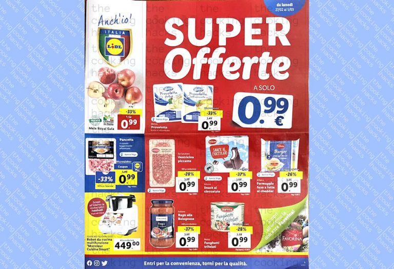 Volantino Lidl dal 27 febbraio al 5 marzo 2023