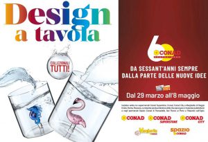 Collezione Conad "Design a Tavola": come ottenere i bicchieri con figure
