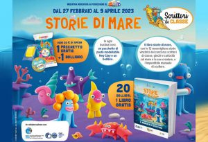 Hey Clay Conad 2023: la raccolta per la pasta modellabile e il libro Storie di Mare