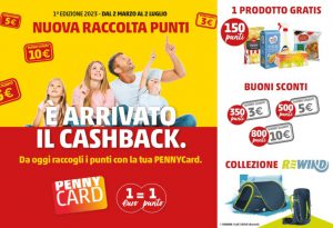 Raccolta punti Penny Cashback 2023: come ottenere prodotti gratis, buoni sconto e i premi della Collezione Rewind