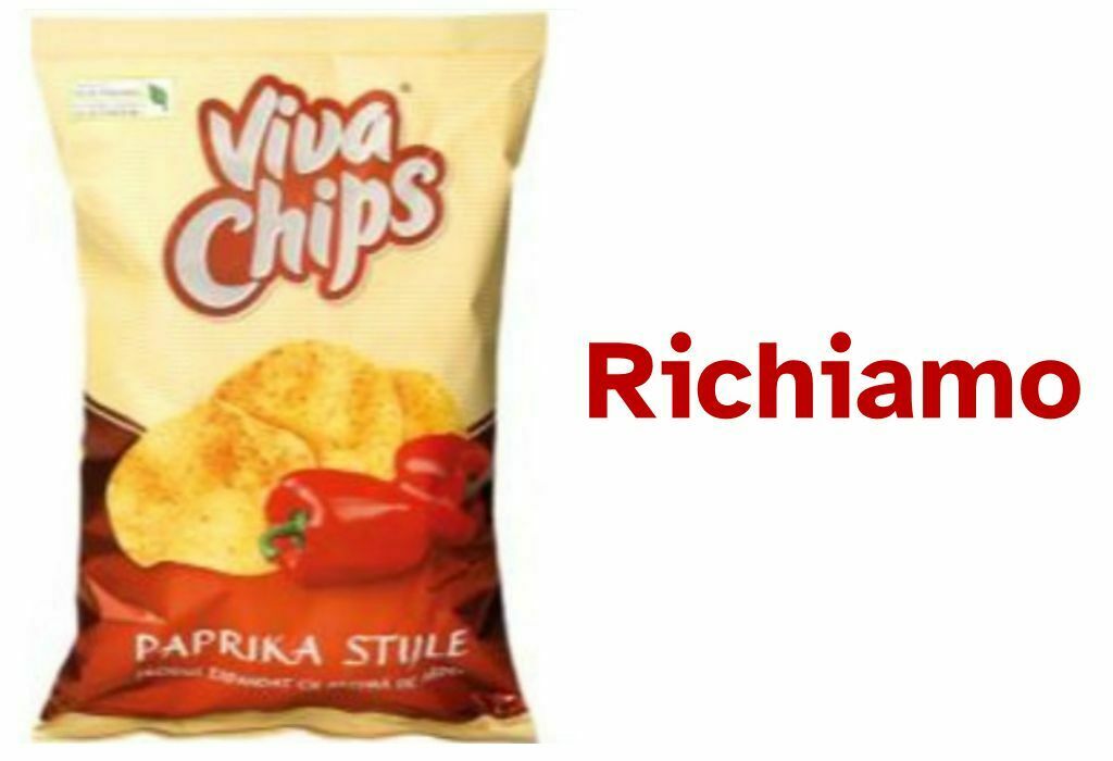 Richiamate le patatine Viva Chips "Paprika Style" per contaminazione da olio minerale