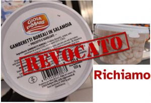 Richiamati gamberetti boreali in salamoia per presenza di Listeria monocytogenes (REVOCA)