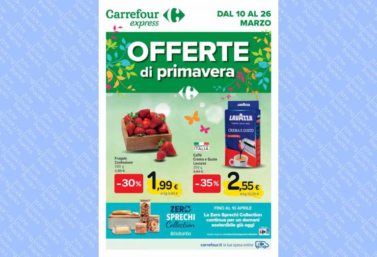 Volantino Carrefour Express dal 10 al 26 marzo 2023