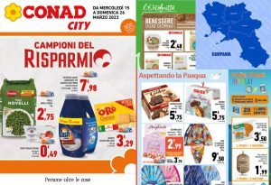 Volantino Conad City Campania dal 15 al 26 marzo 2023