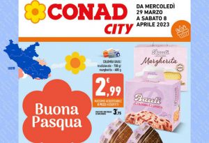 Volantino Conad City Lazio dal 29 marzo al 8 aprile 2023