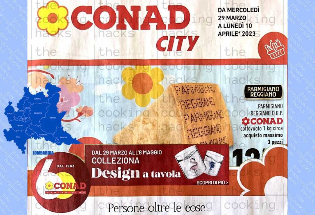 Volantino Conad City Lombardia dal 29 marzo al 10 aprile 2023