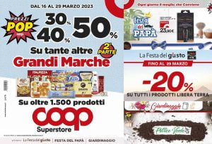 Volantino Coop dal 16 al 29 marzo 2023