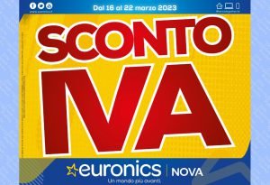 Volantino Euronics dal 16 al 22 marzo 2023