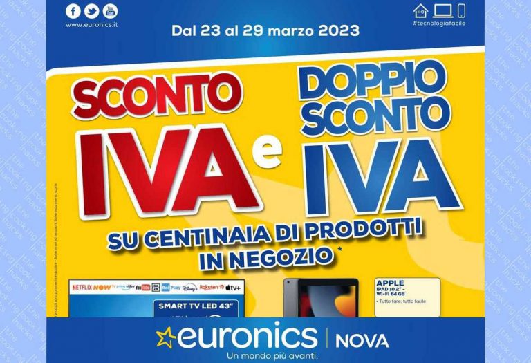 Volantino Euronics dal 23 al 29 marzo 2023