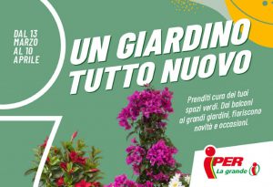 Volantino Iper Giardinaggio dal 13 marzo al 10 aprile 2023