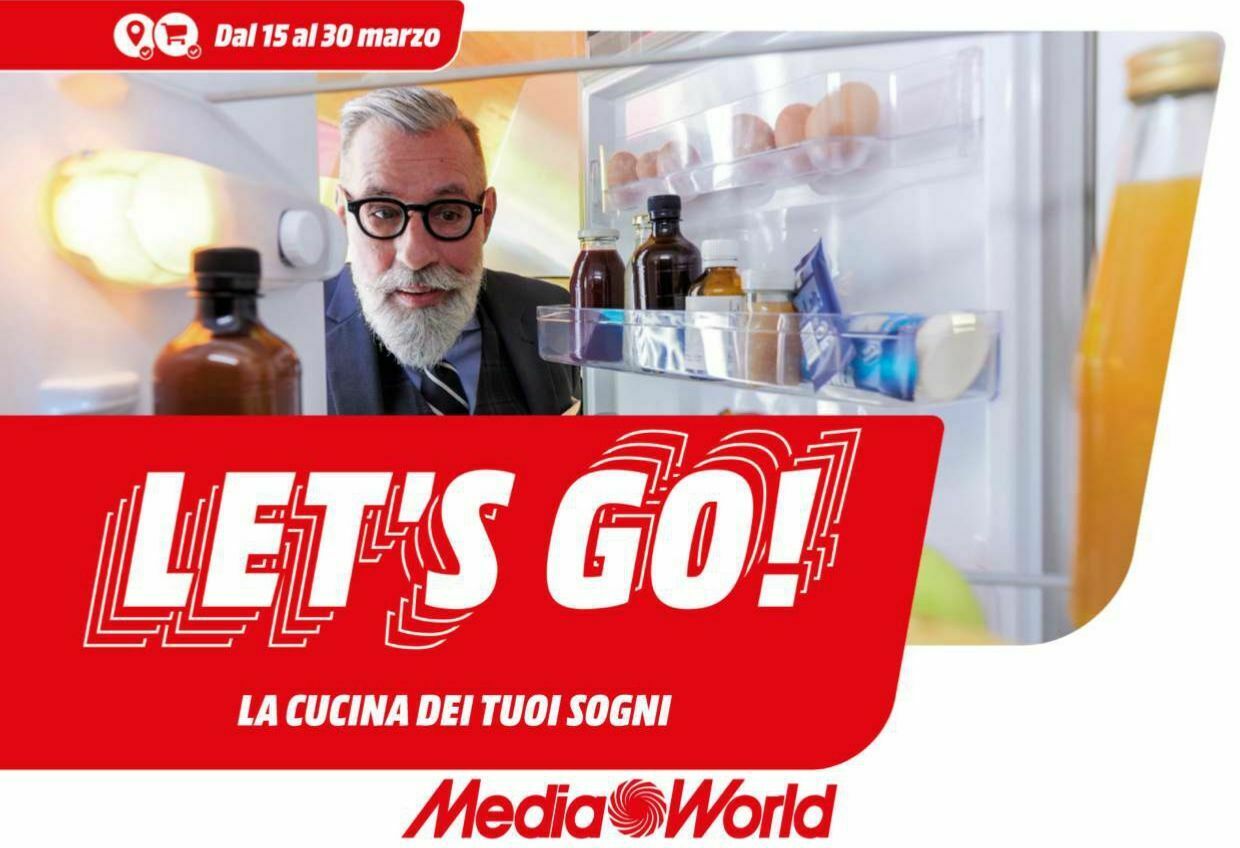 Volantino Mediaworld Speciale Cucina dal 15 al 30 marzo 2023