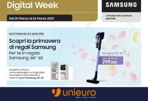 Volantino Unieuro Speciale Samsung dal 20 al 26 marzo 2023